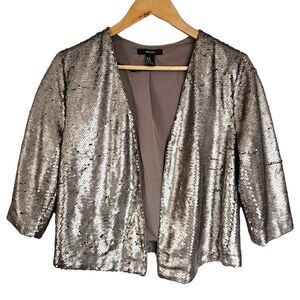Forever‎ 21 3/4 sleeve sequin blazer